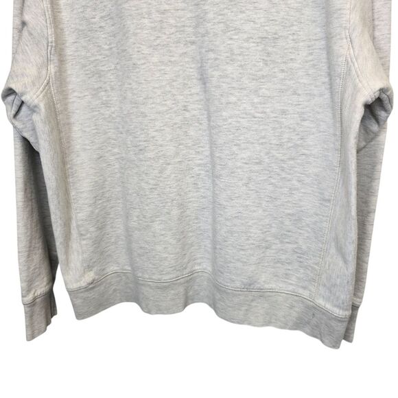 League Women's L Avalon Oatmeal Grey Crewneck Pullover Long Sleeve Sweater - Picture 6 of 14